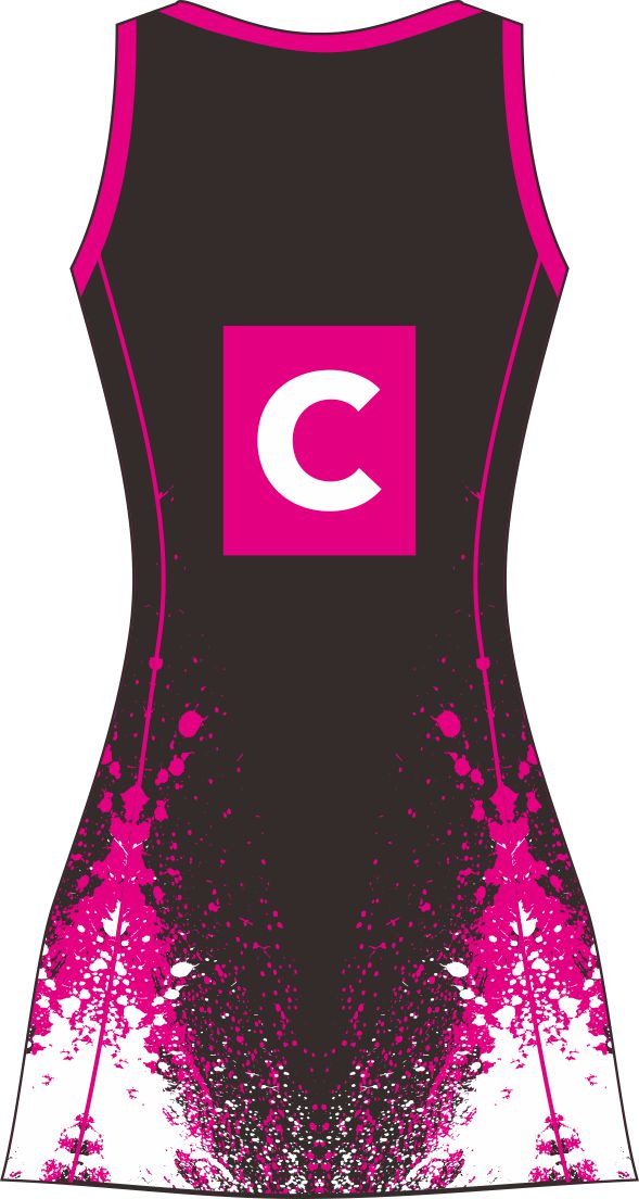 Custom Netball Dresses | Free Logos & Team Name | Optional Bibs Style 68656