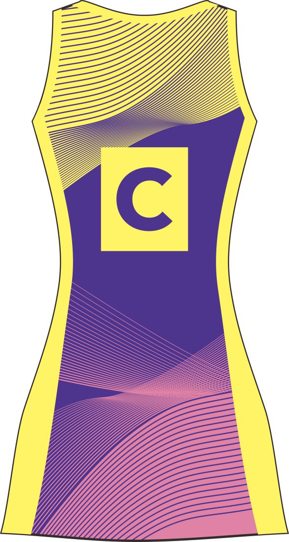 Custom Netball Dresses | Free Logos & Team Name | Optional Bibs Style 68662