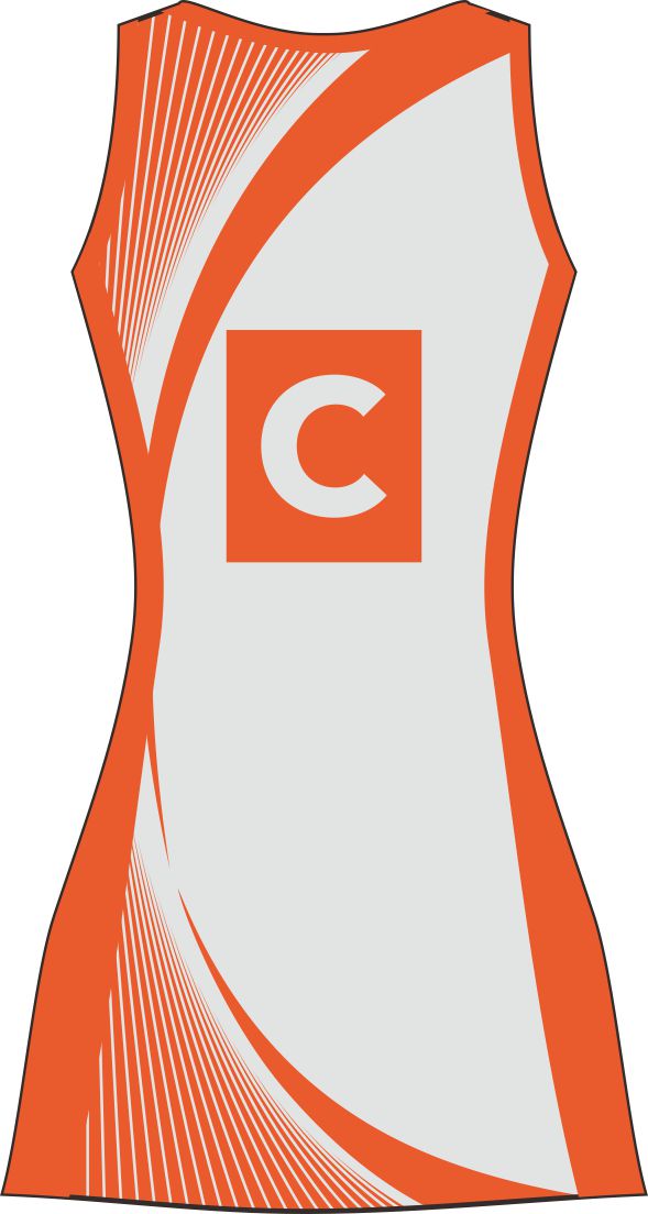 Custom Netball Dresses | Free Logos & Team Name | Optional Bibs Style 68663