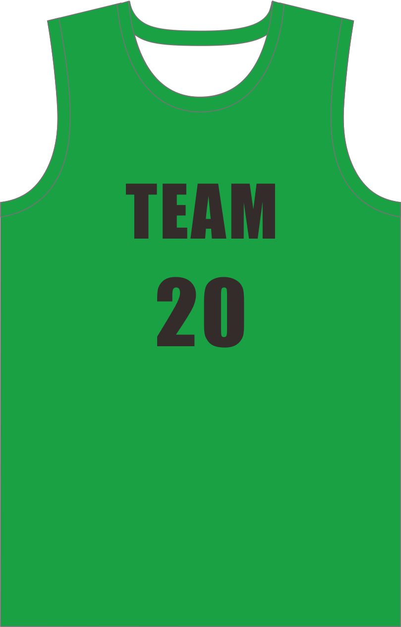 Style 851-11 green Basketball Uniforms