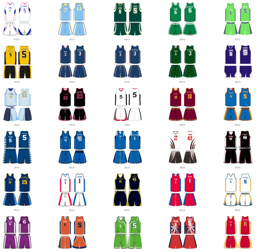 Professional Uniforms as NBL players - Deluxe Workmanship