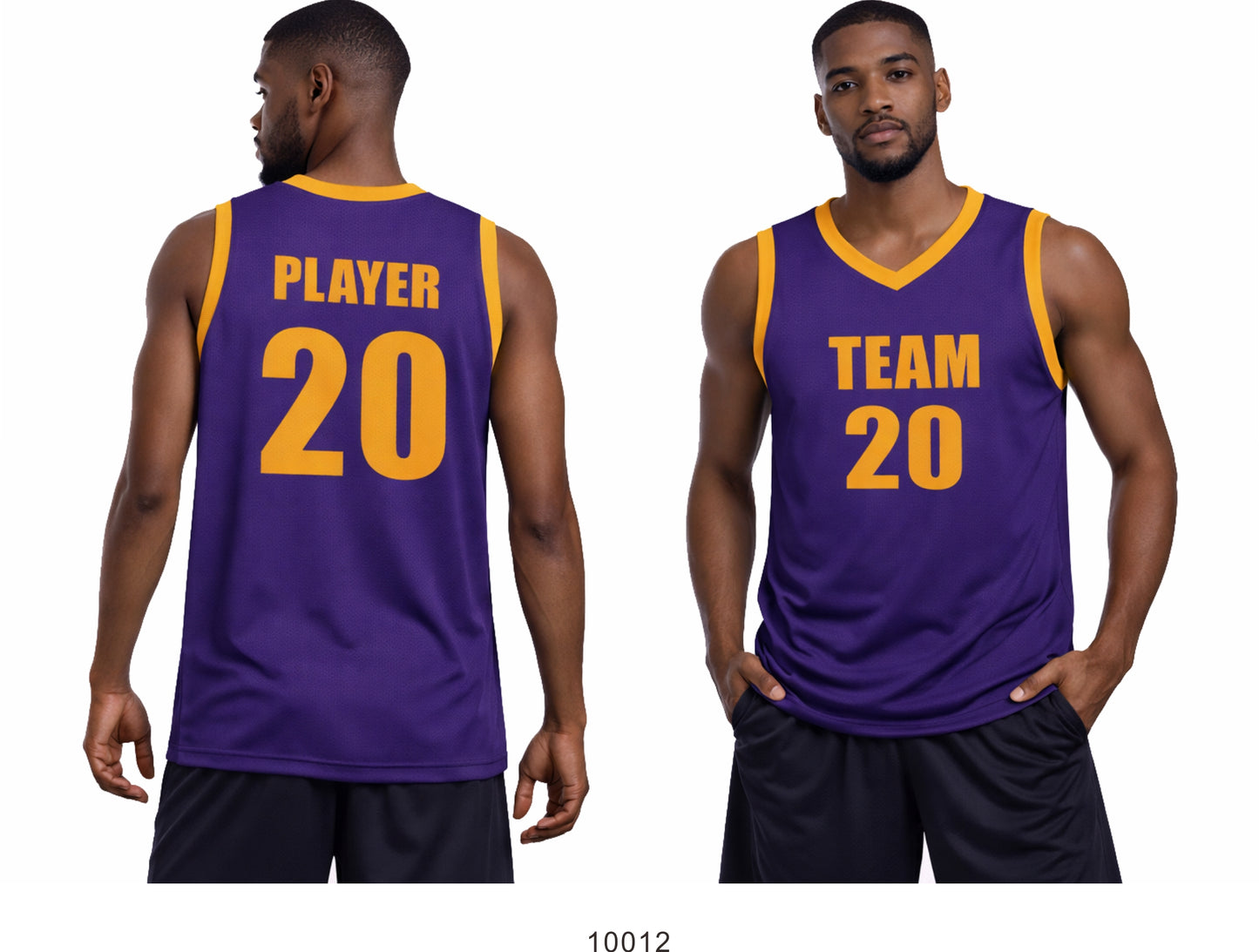 Style 10011 purple Mercerization Basketball Uniforms