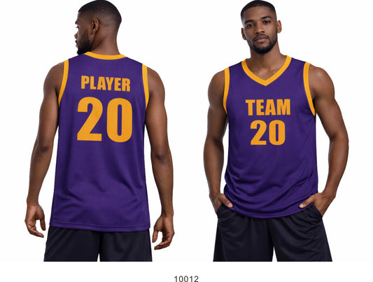 Style 10011 purple Mercerization Basketball Uniforms