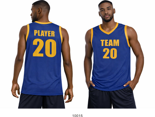 Style 10015 blue mesh Basketball Uniforms