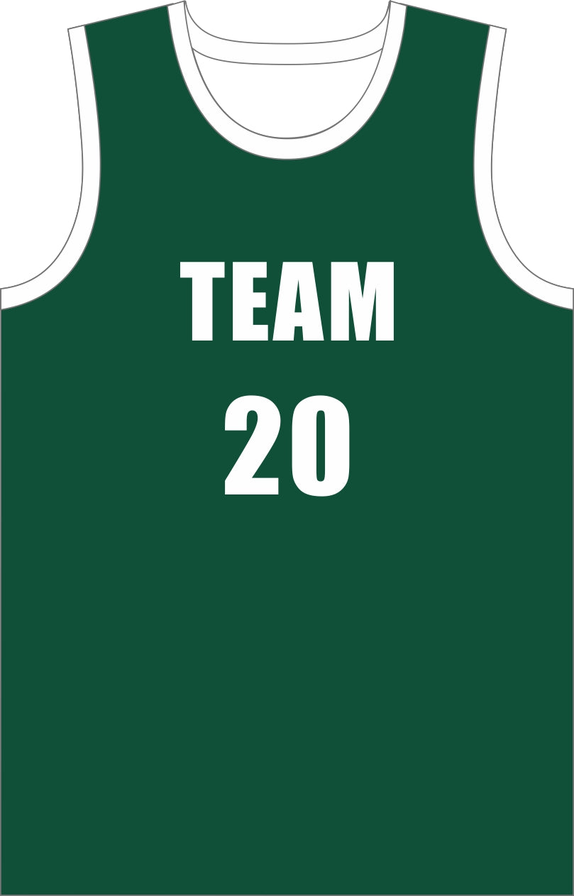 Style 10017 green mesh Basketball Uniforms