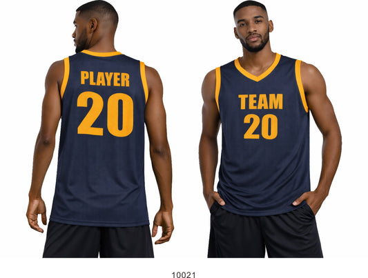 Style 10021 dark blue mesh Basketball Uniforms
