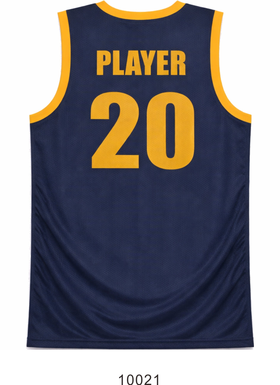 Style 10021 dark blue mesh Basketball Uniforms
