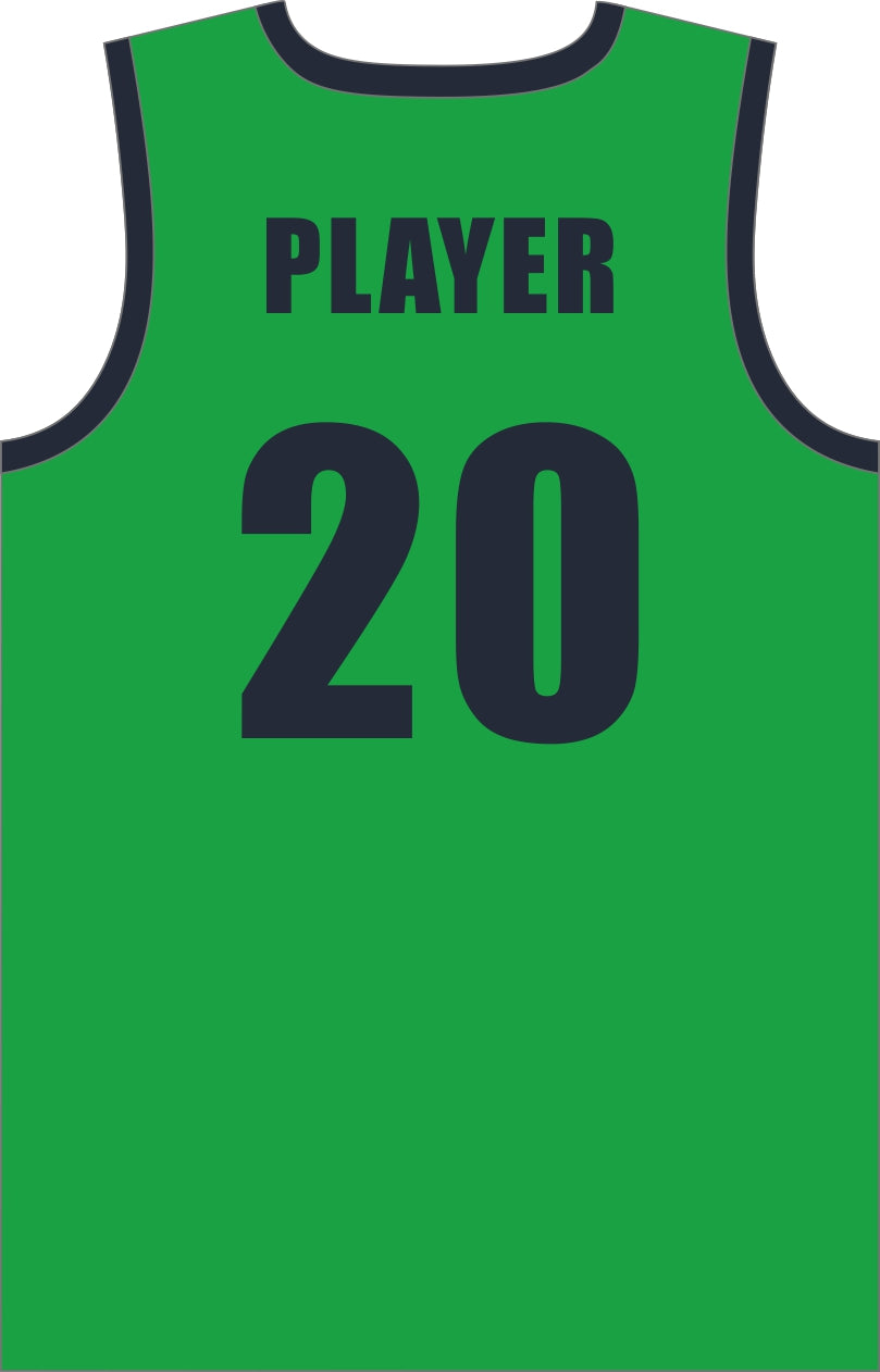 Style 10023 green mesh Basketball Uniforms