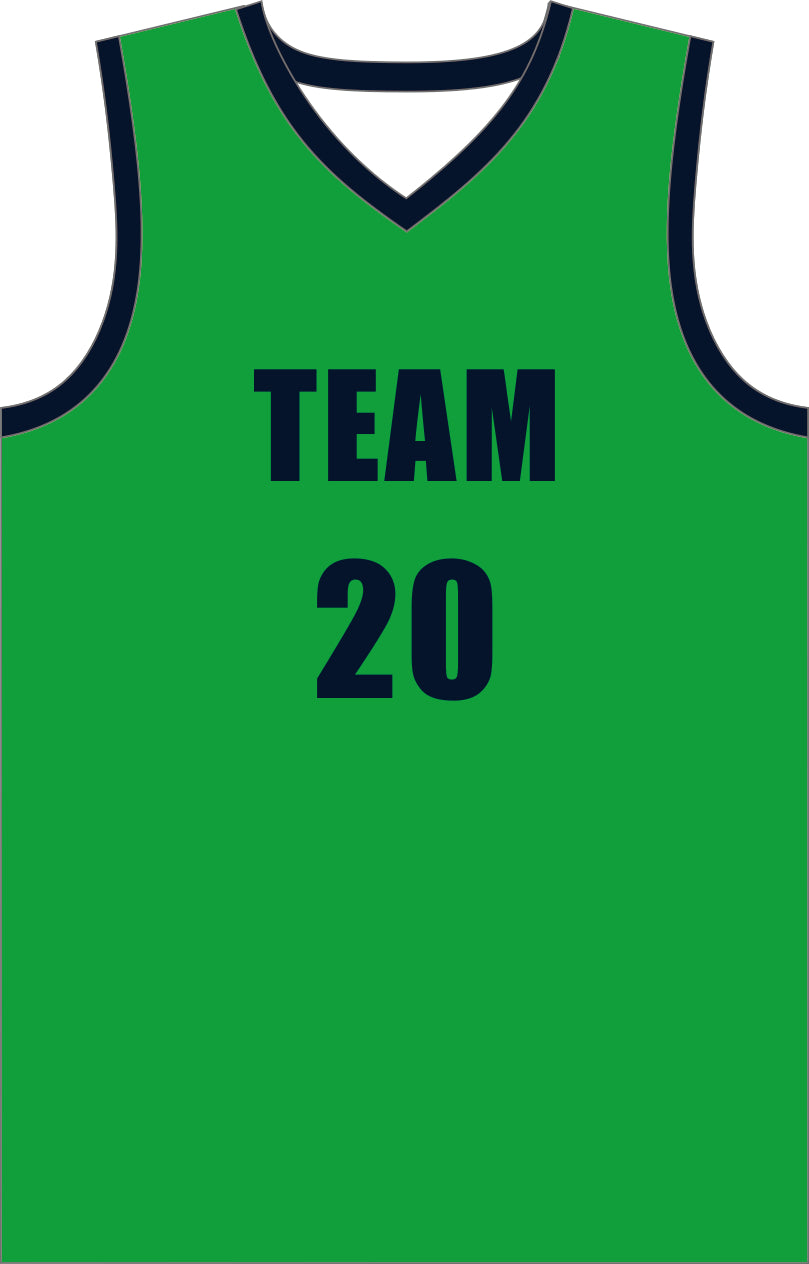 Style 10023 green mesh Basketball Uniforms