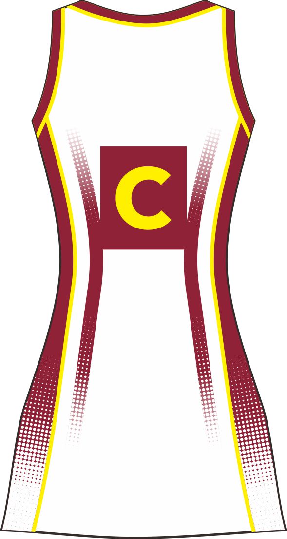 Style 68657 Custom Netball Dresses | Free Logos & Team Name | Optional Bibs