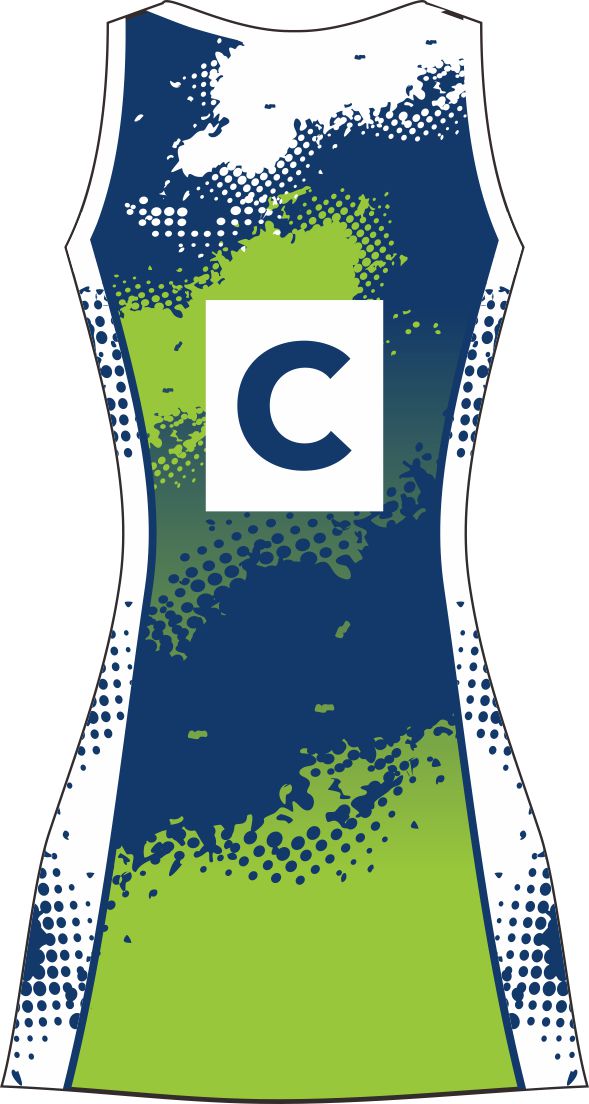 Style 68659 Custom Netball Dresses | Free Logos & Team Name | Optional Bibs