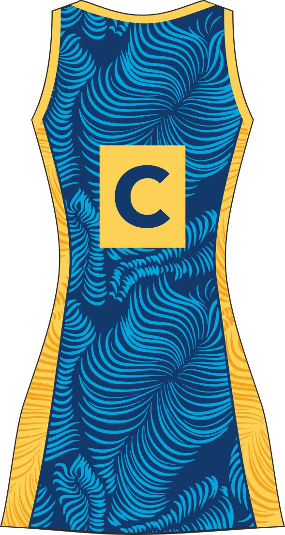 Style 68664 Custom Netball Dresses | Free Logos & Team Name | Optional Bibs