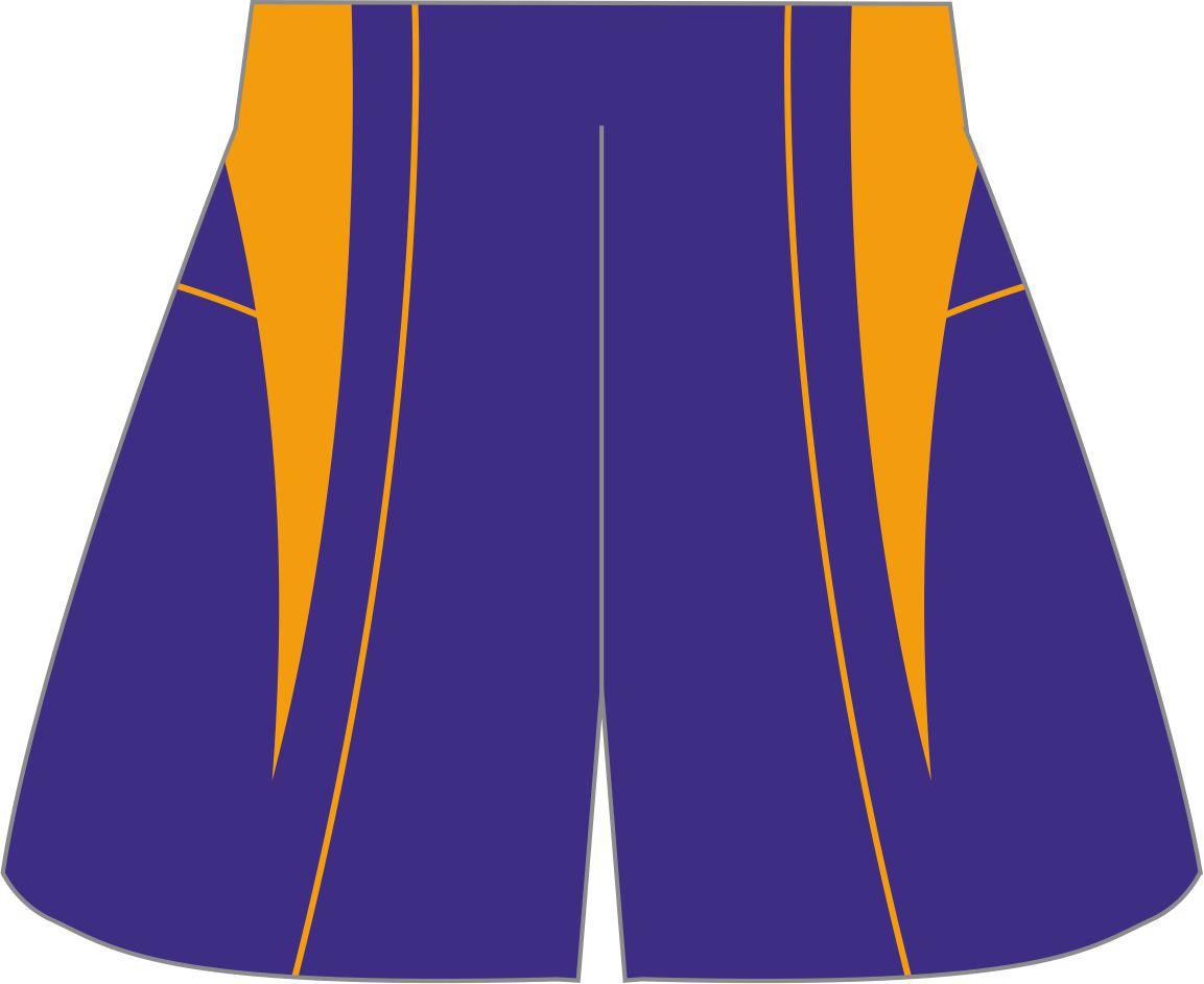 Style 801 purple/yellow Basketball Uniforms