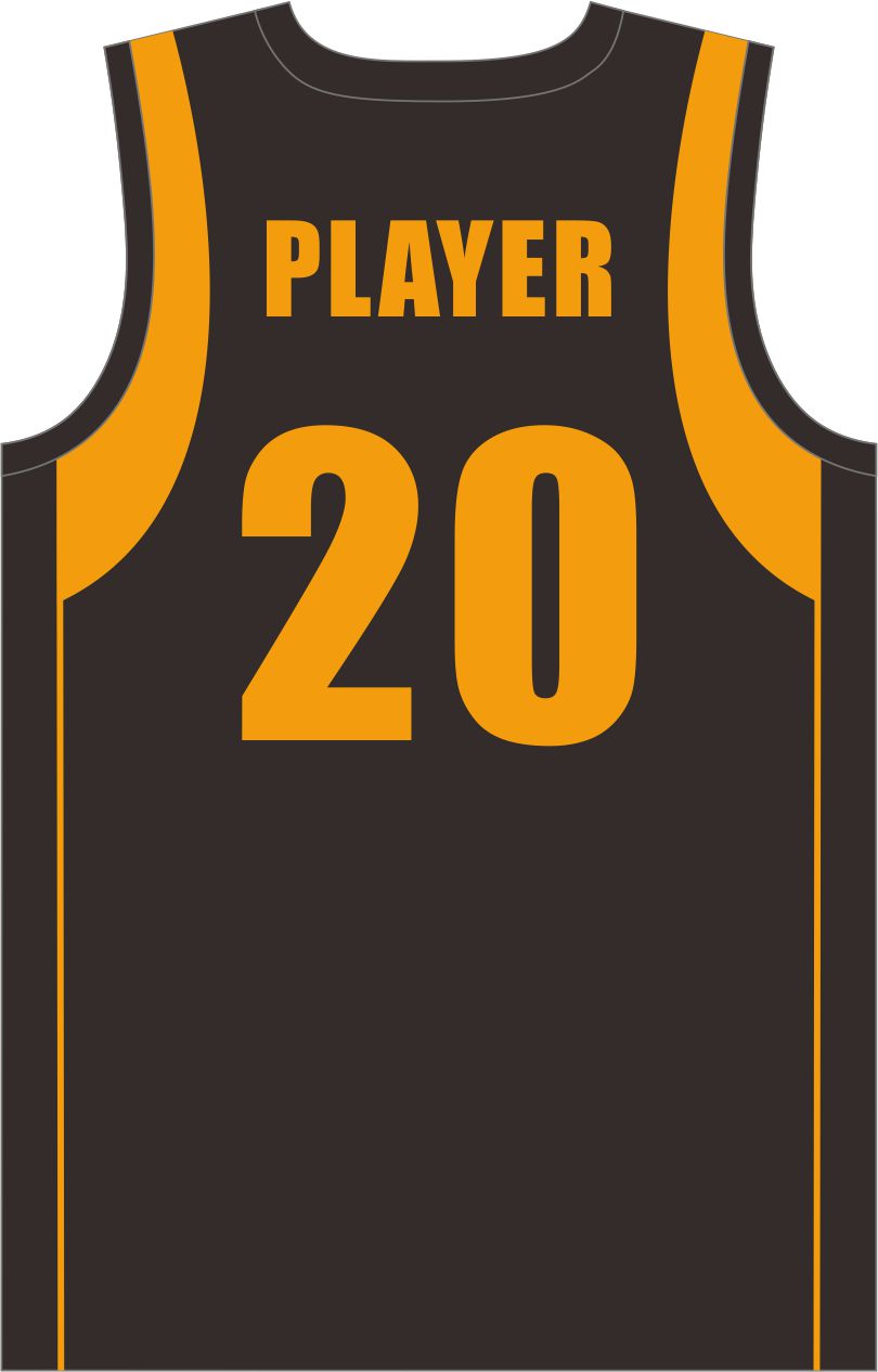 Style 805 black/yellow Basketball Uniforms