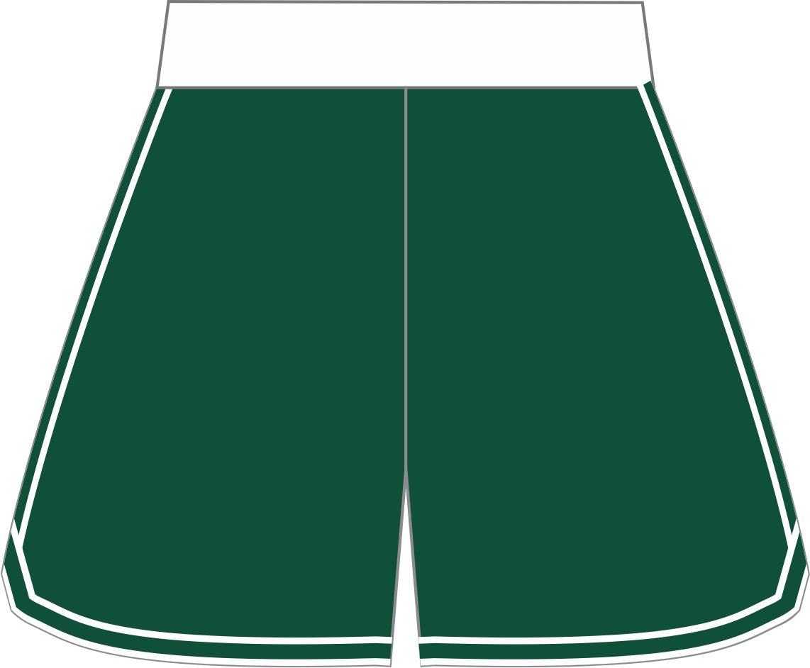 Style 811 green/white Basketball Uniforms