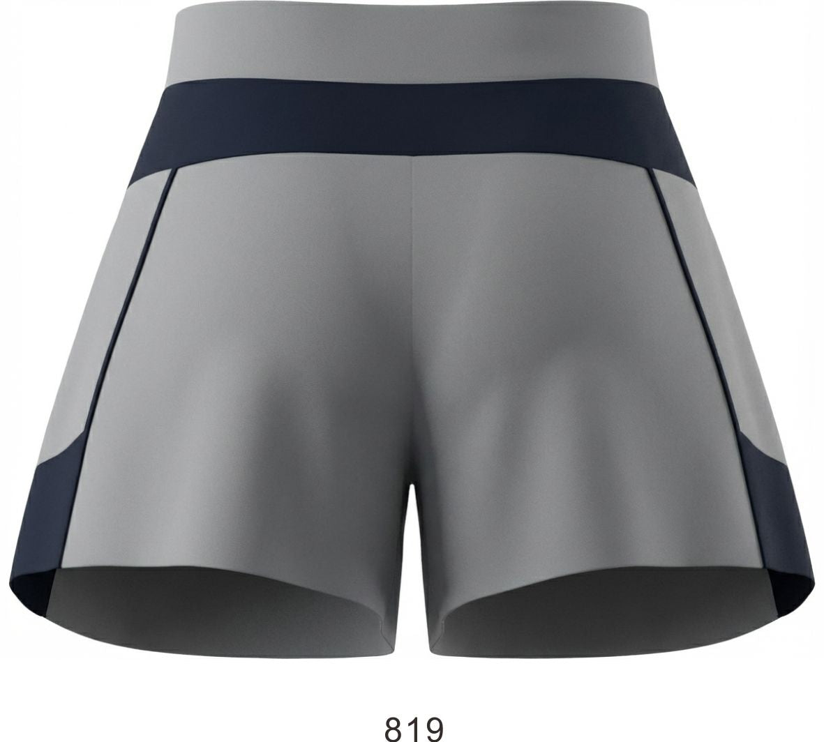 Style 819 grey/dark blue Basketball Uniforms