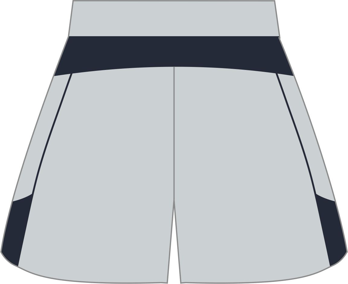 Style 819 grey/dark blue Basketball Uniforms