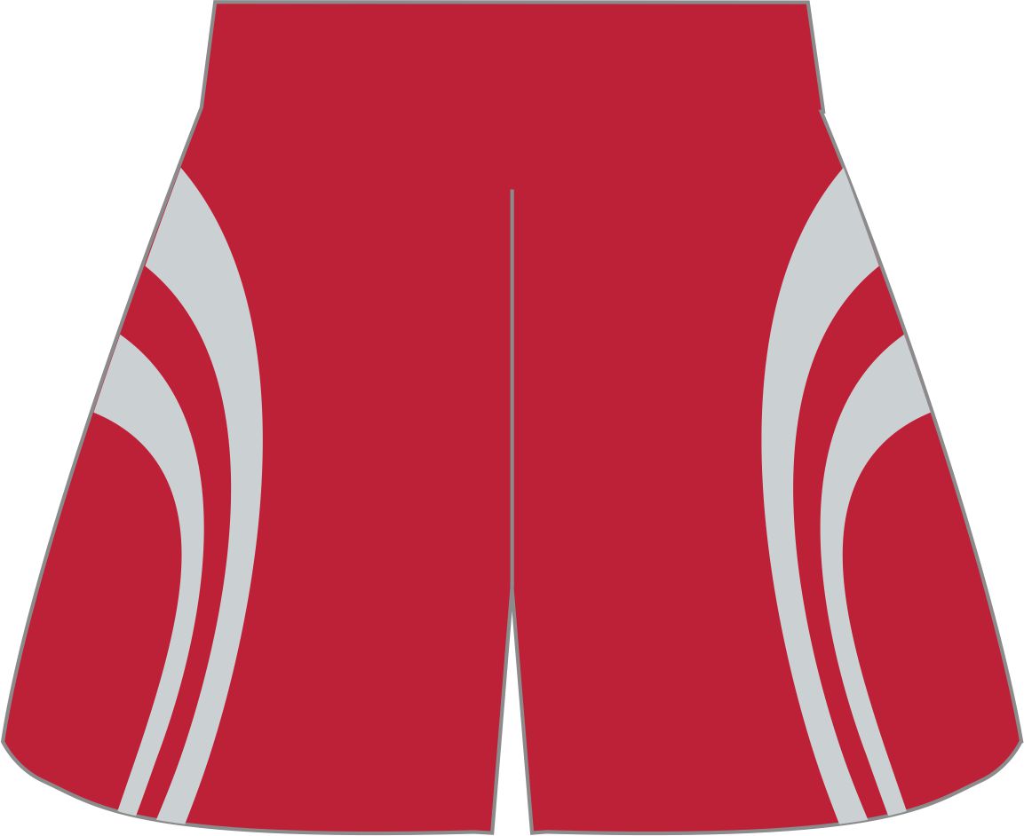 Style 823 red/grey Basketball Uniforms