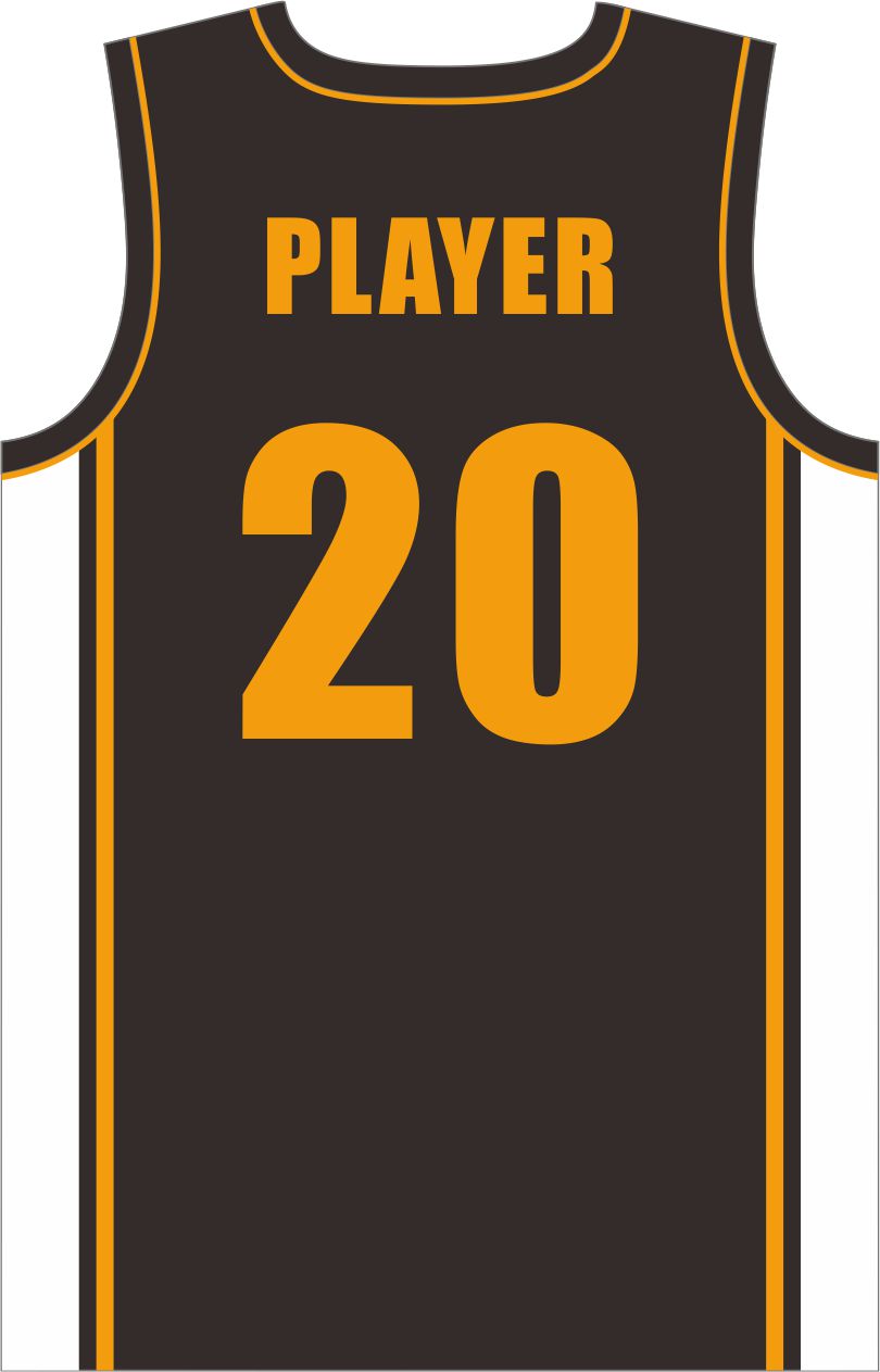 Style 827 black/yellow Basketball Uniforms