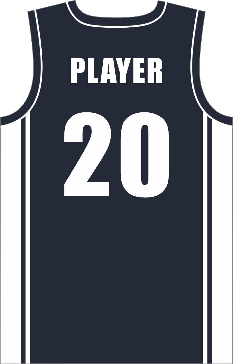 Style 829 blue/white Basketball Uniforms