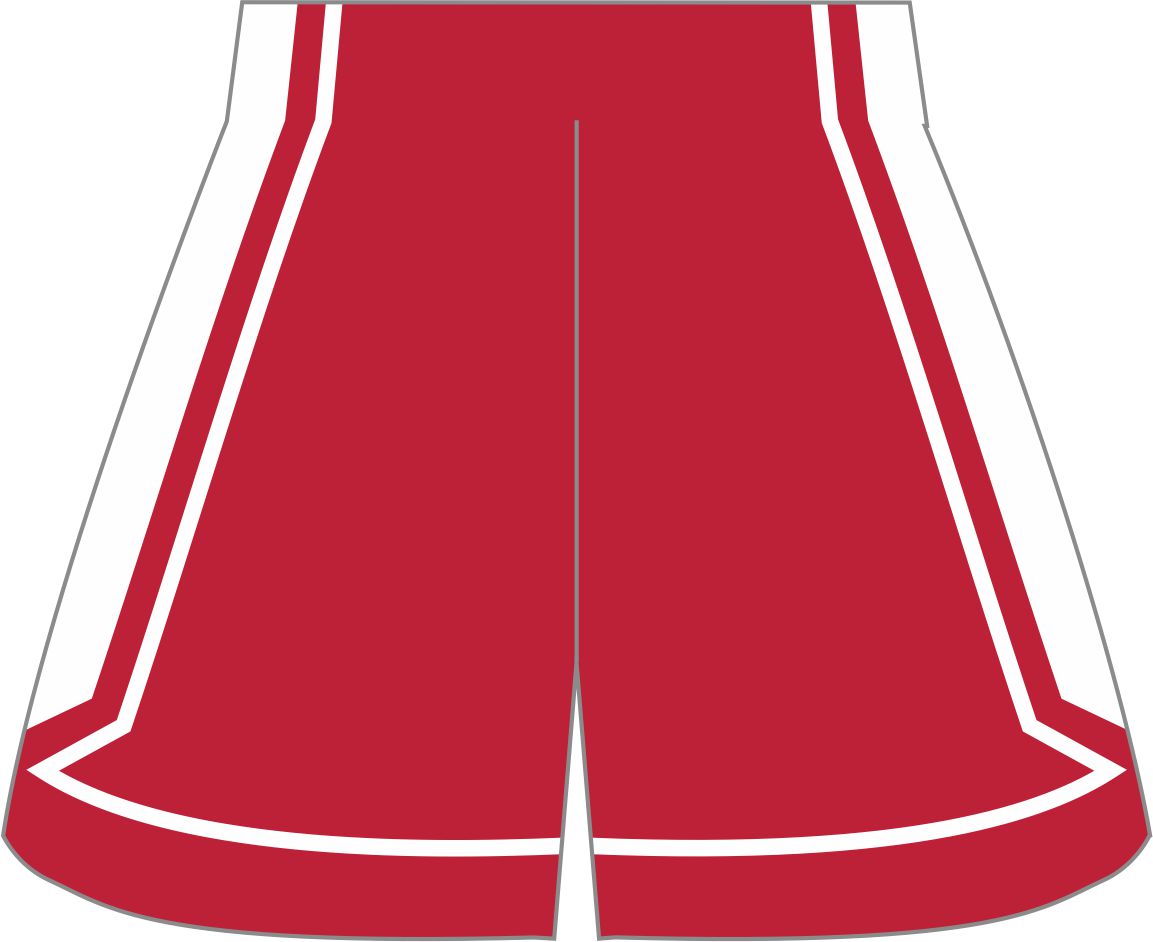 Style 831 red/white Basketball Uniforms