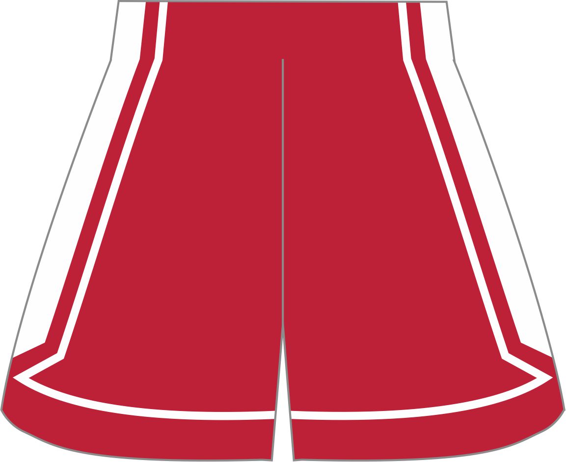 Style 831 red/white Basketball Uniforms