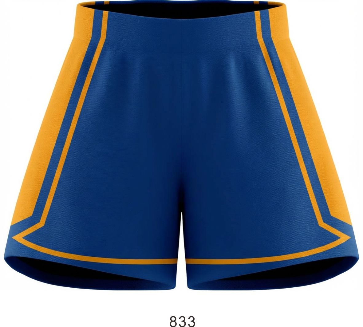 Style 833 blue/yellow Basketball Uniforms