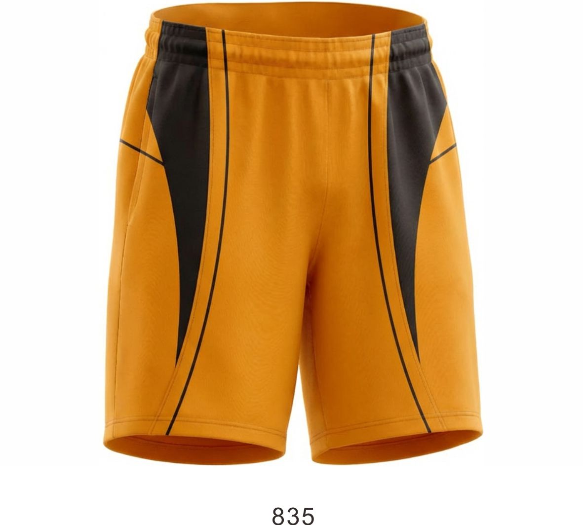 Style 835 yellow/black Basketball Uniforms