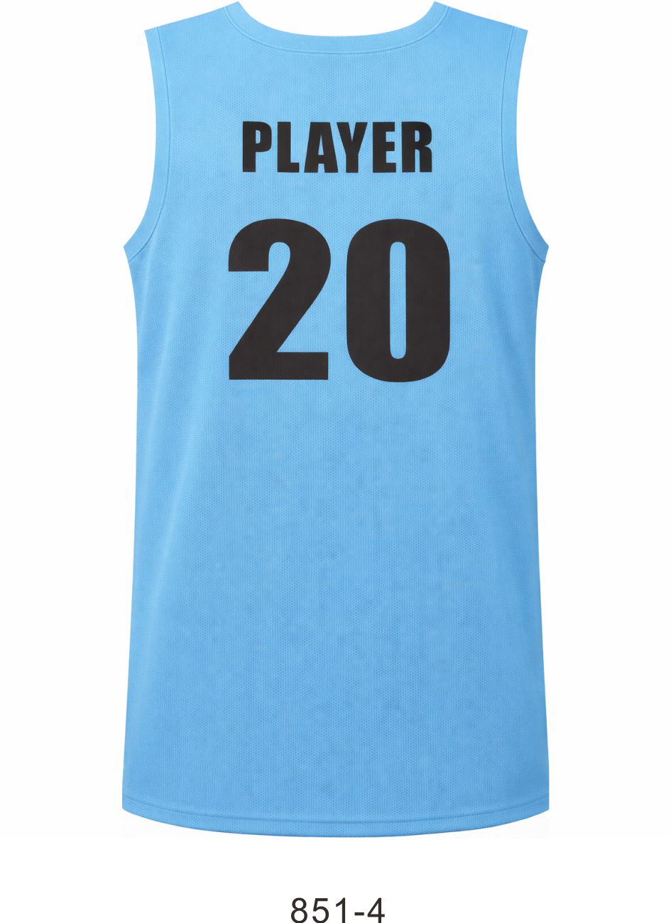 Style 851-4 blue Basketball Uniforms