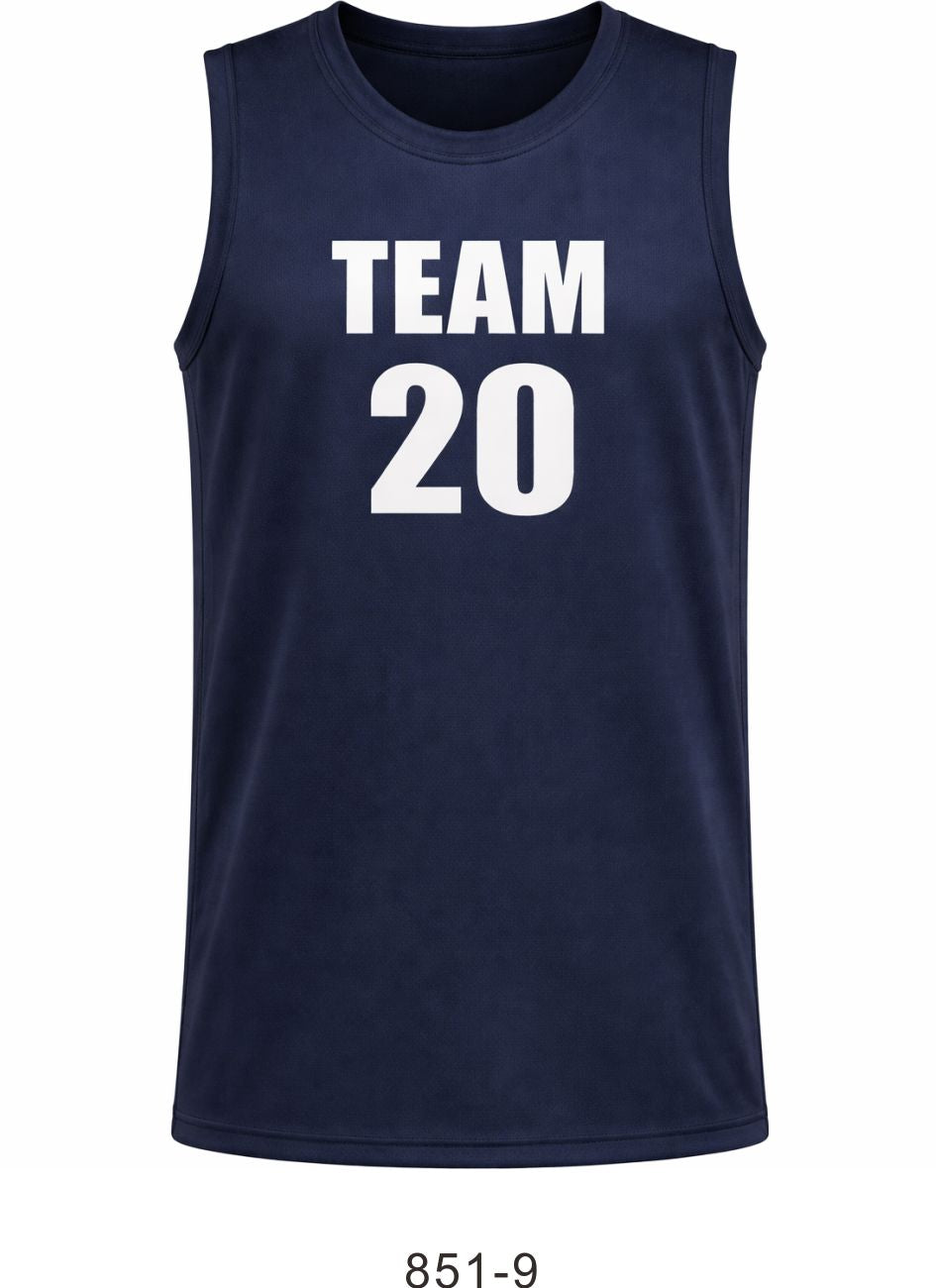 Style 851-9 dark blue Basketball Uniforms