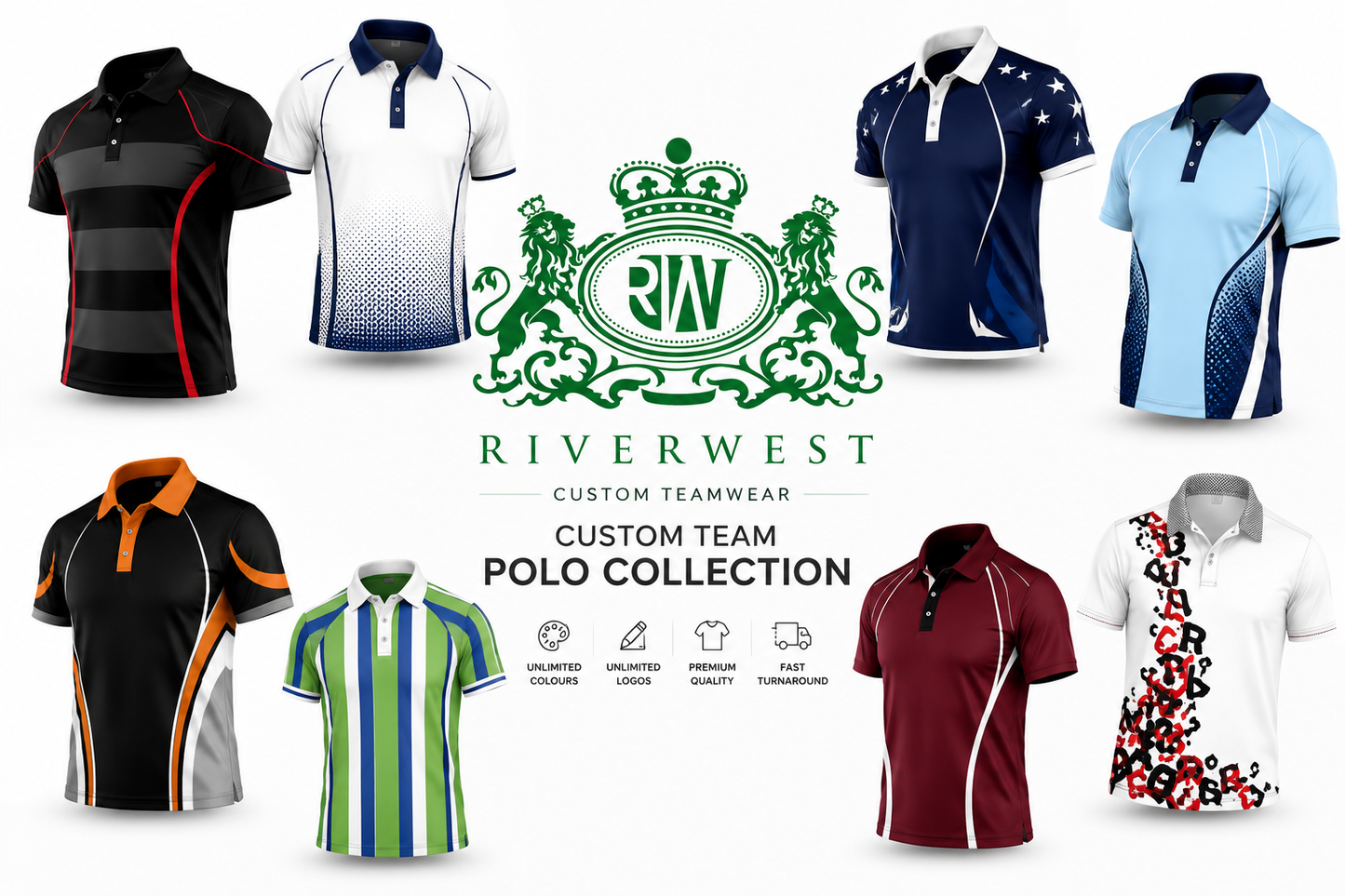 Custom Team Polo Shirt Collection